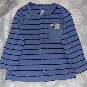 Stripped Carter’s Button Top